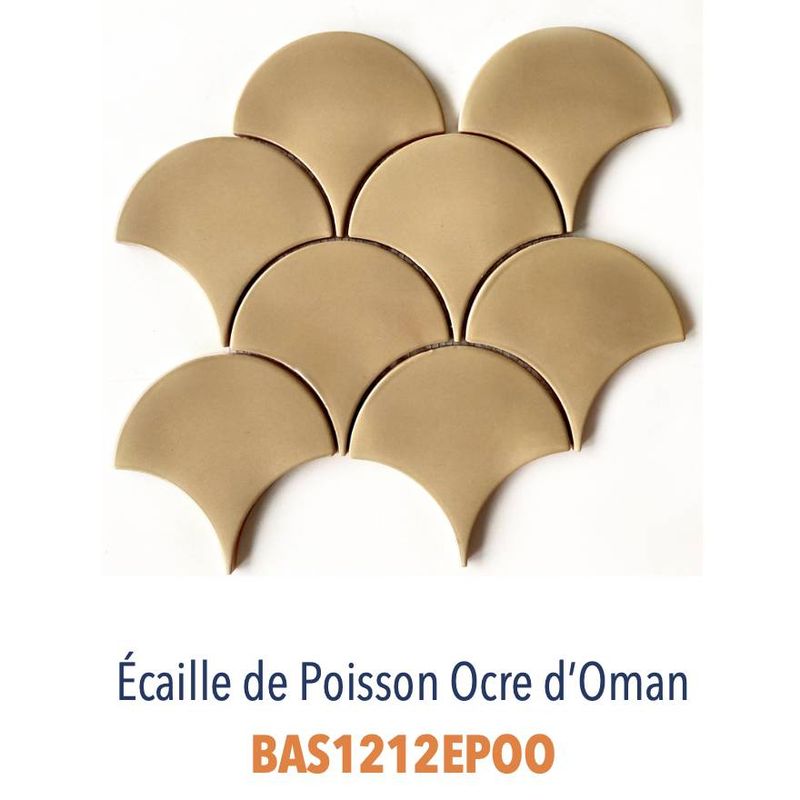 Ecailles avec émaillage craquelé - Seront chez vous comme un poisson dans l'eau