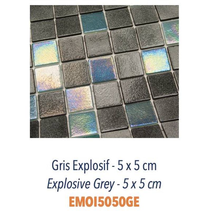 Mosaïques Pâte de Verre - Emaux de 2,5 & 5 cm