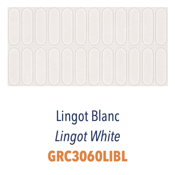 Lingot - L'Élégance Sculpturale en carreaux 30x60 cm