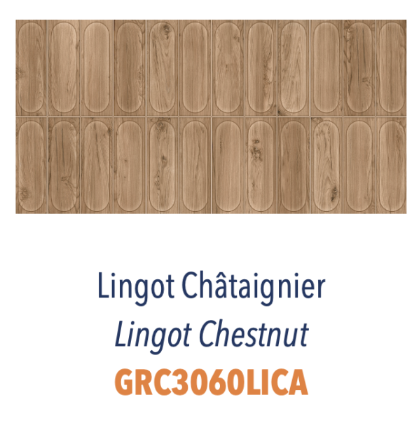 Lingot - L'Élégance Sculpturale en carreaux 30x60 cm
