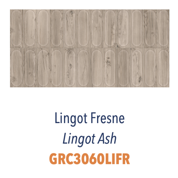 Lingot - L'Élégance Sculpturale en carreaux 30x60 cm