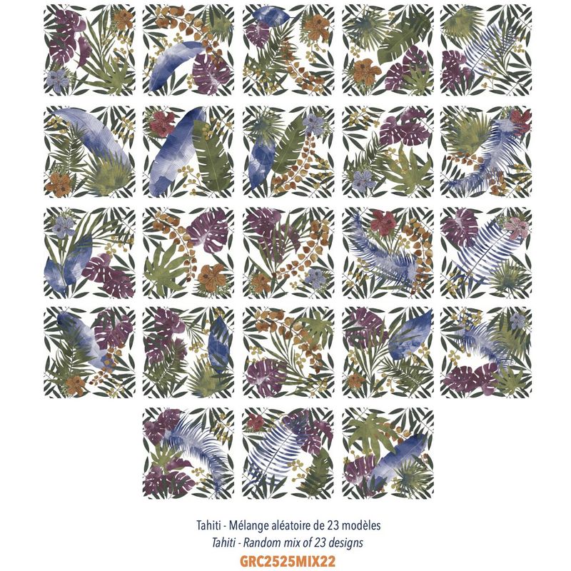 Grès Cérame - Effet Papier Peint