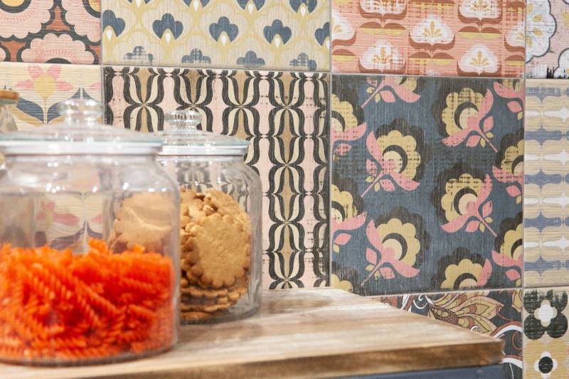 Grès Cérame - Effet Papier Peint