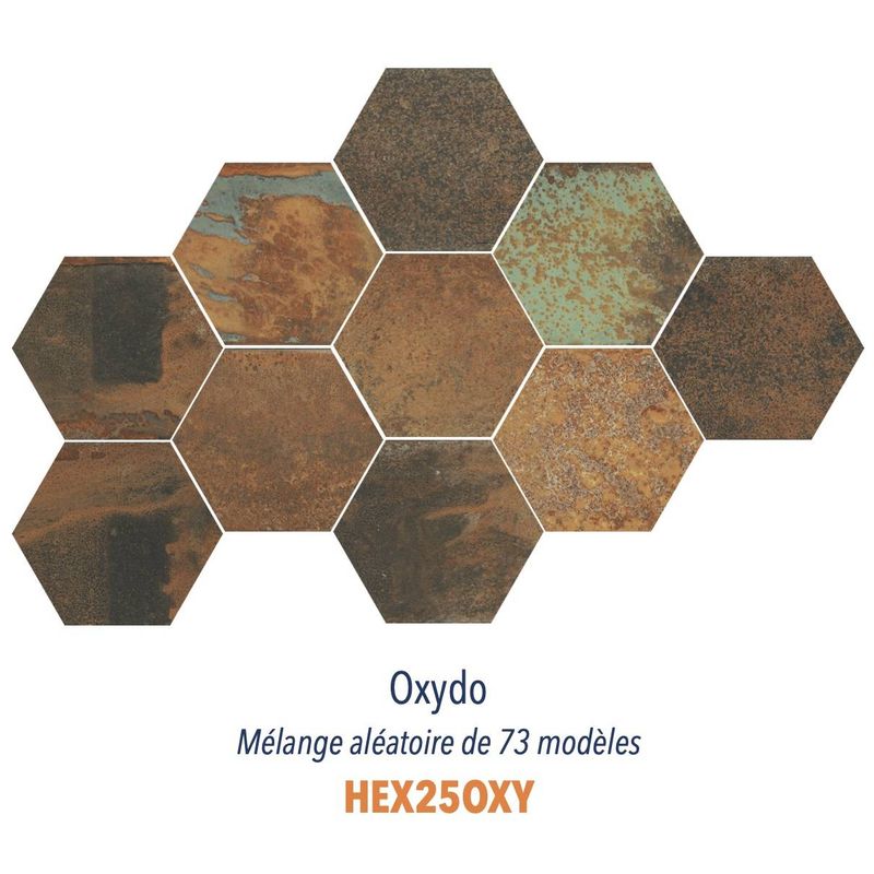 Grès Cérame - Effet Rouillé Industriel