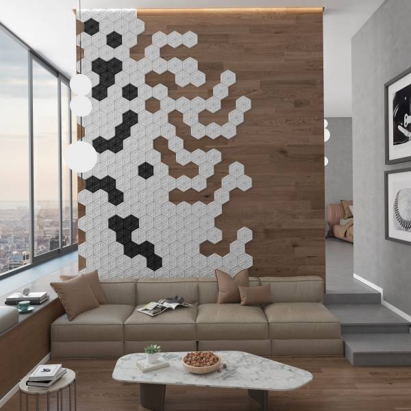 Initiales DC - Notre gamme signature de carreaux oeuvre d'art en béton