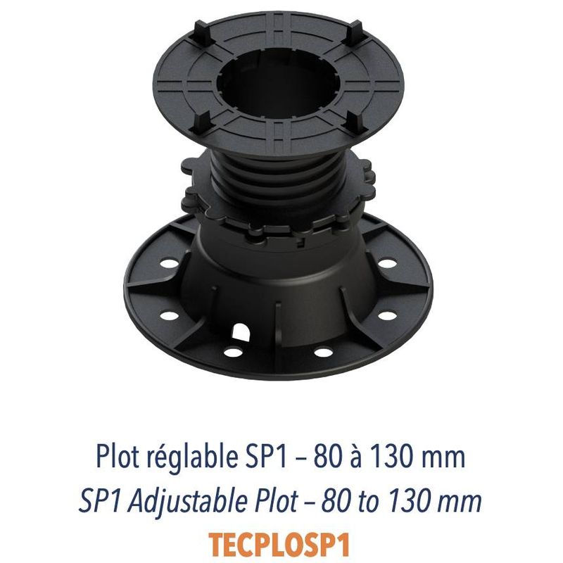 Plots réglables - Mettez en place rapidement votre terrasse!