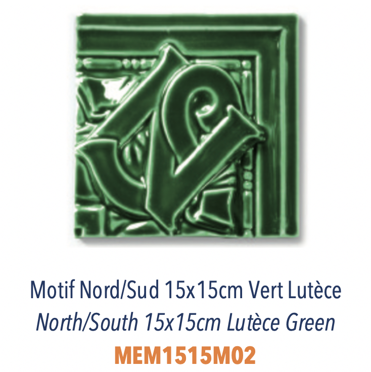 Angle Motif Nord/Sud Vert Foncé