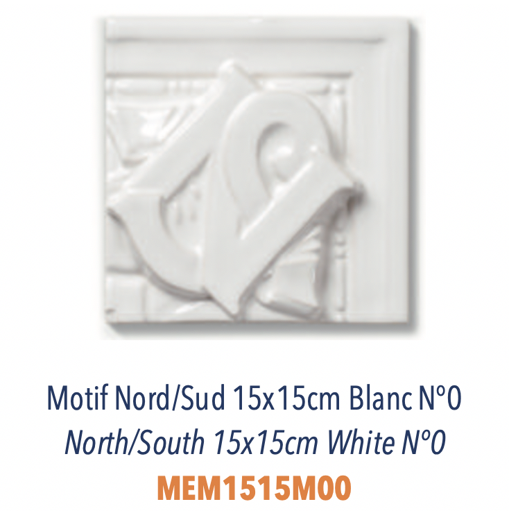 Angle Motif Nord/Sud Blanc