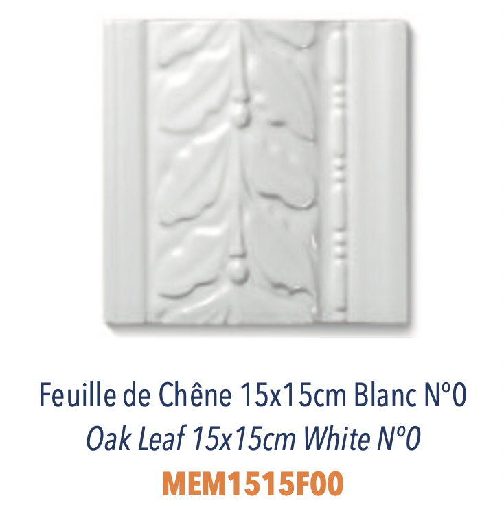 Frise Feuille de Chêne Blanc