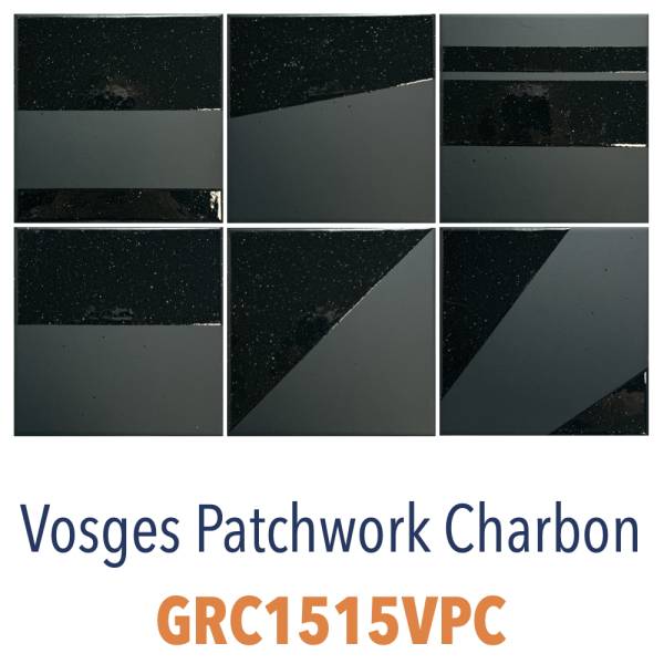 Vosges - Classique 15x15 en grès cérame avec un émaillage sélectif