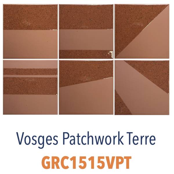 Vosges - Classique 15x15 en grès cérame avec un émaillage sélectif