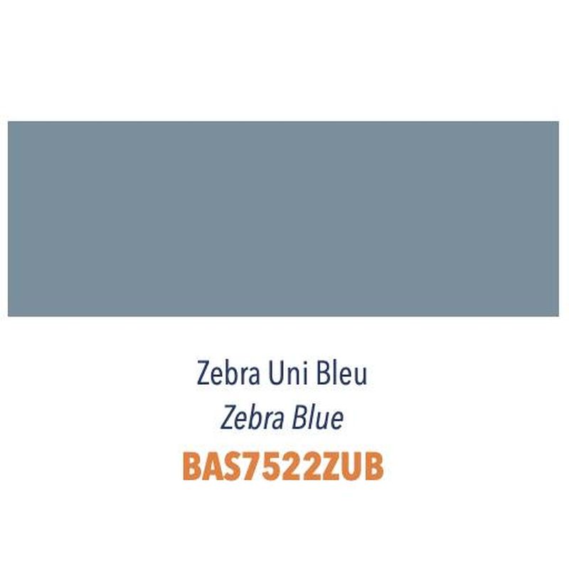 Carreau faience émaillée Zebra Uni Bleu