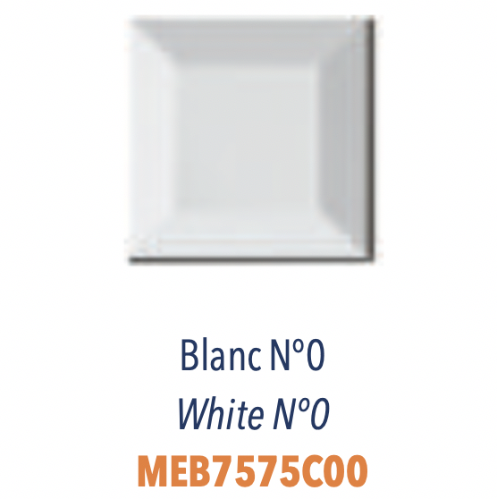 Carreau Metro Biseauté Blanc