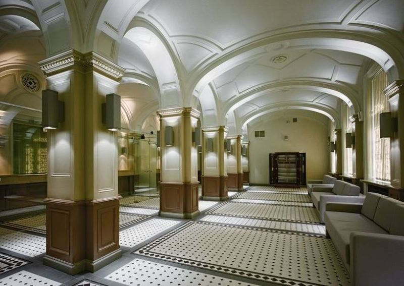 Résidence de luxe avec sol en octogone Pleine Masse