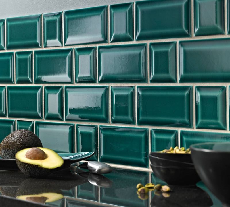 Fiche Technique Carreau Metro Biseauté Vert Turquoise n°13