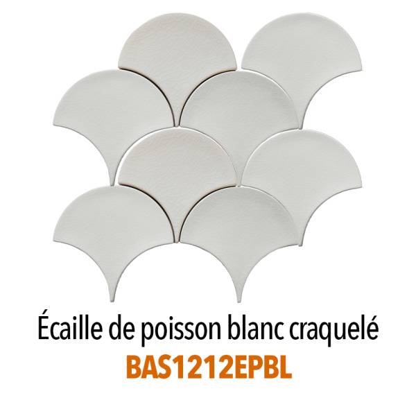 Ecailles avec émaillage craquelé - Seront chez vous comme un poisson dans l'eau