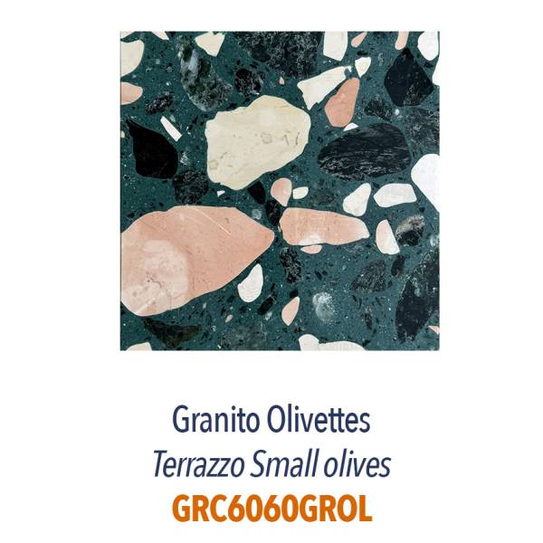 Dalles 60 x 60 cm - Terrazzo Résineux